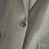 Women Grey Blazer Pants Suit