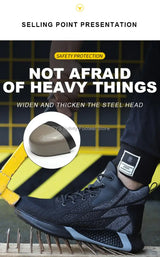 Men High Top Indestructible Safety Boots