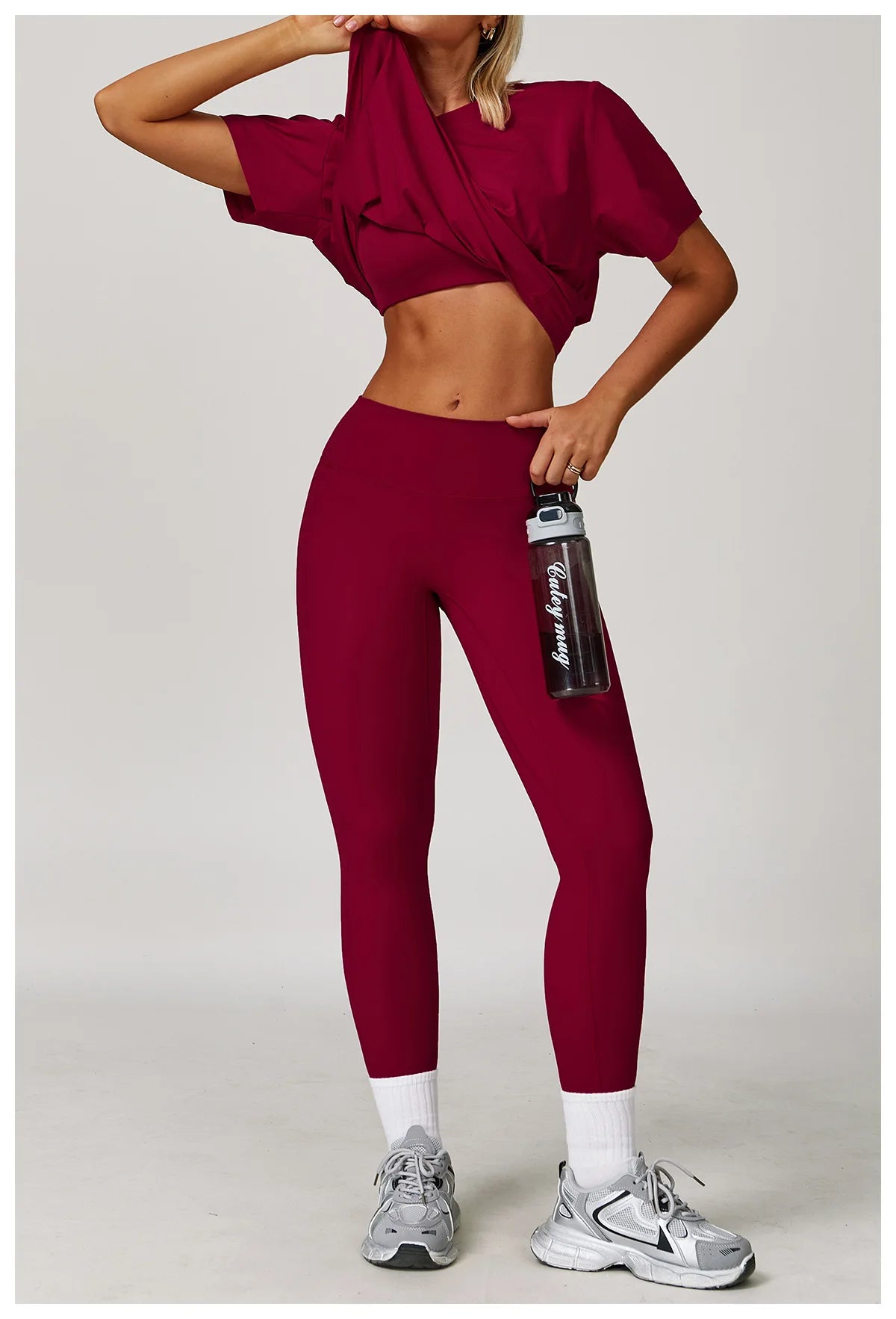 Loose Fit Yoga Tee - Breathable & Quick Dry