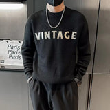 Men's Retro Thick Knit Sweater