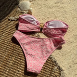 Women Bandeau Wrap Bra Top