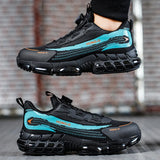 Men Rotary Buckle Steel Toe Safety Shoes