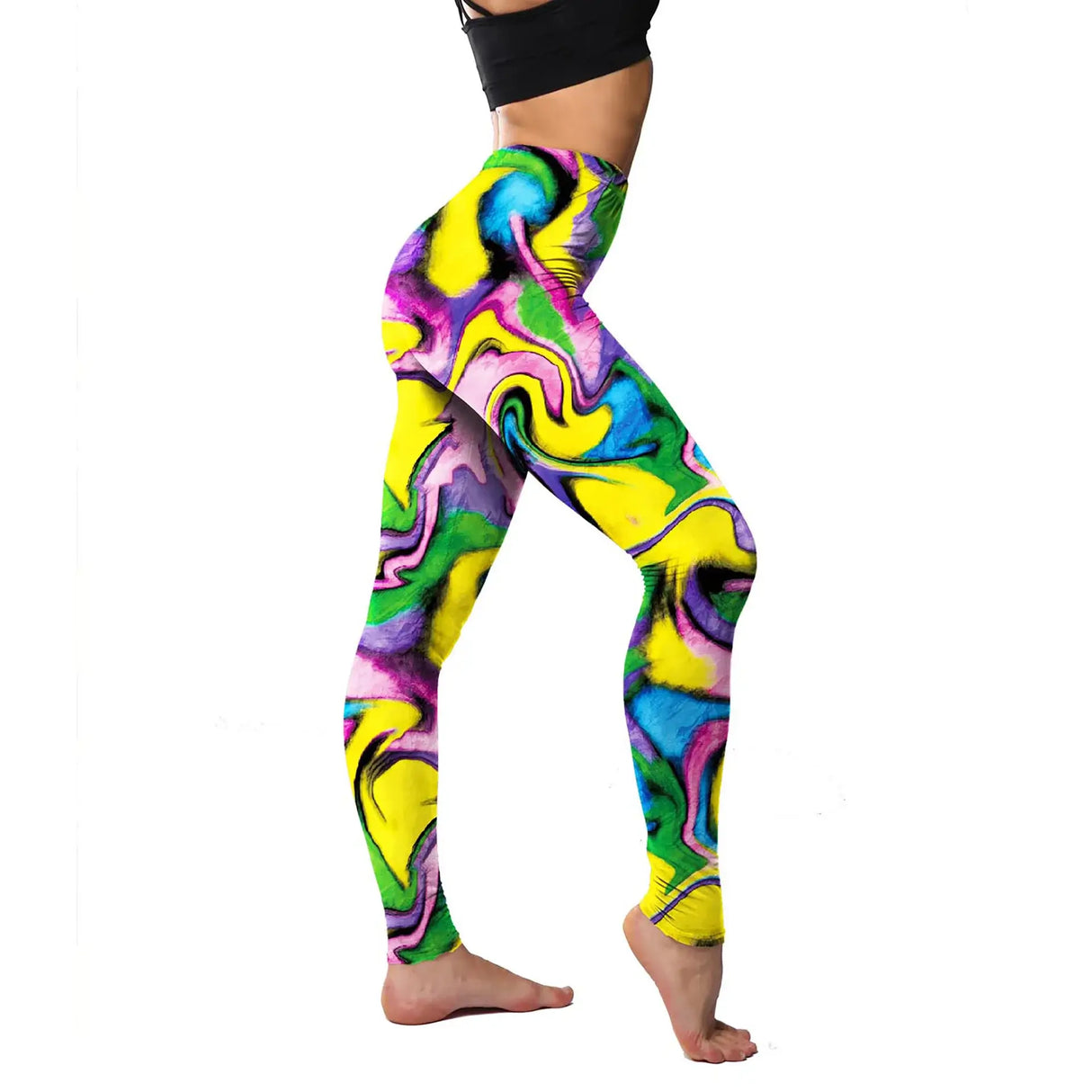 Women 2-Pack Colorful Print Leggings