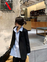 PowerSet™ – Slim Blazer Suit Set (Office-Classy, Tailored for Comfort & Impact)