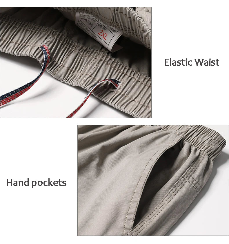 Men’s 6XL Cotton Cargo Work Pants