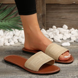 Women Luxury Flat Sandals Designer Slides
