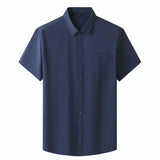 Men Plus Size Work Shirt