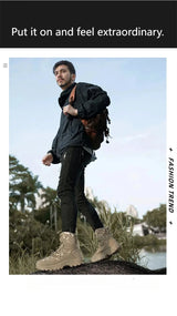 Men’s High-Top Street Style Boots