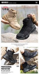 Women Safety Shoes Rotating Button Work Sneakers