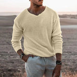 Men’s V-Neck Knitted Sweater