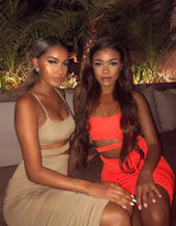 Chic Party Night Dress – Two Piece Set for Women