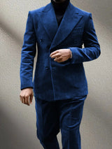 Men Corduroy 2-Piece Winter Suit