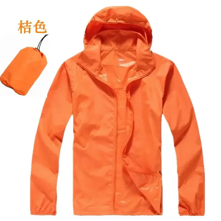 Women Lightweight Waterproof Hooded Windbreaker
