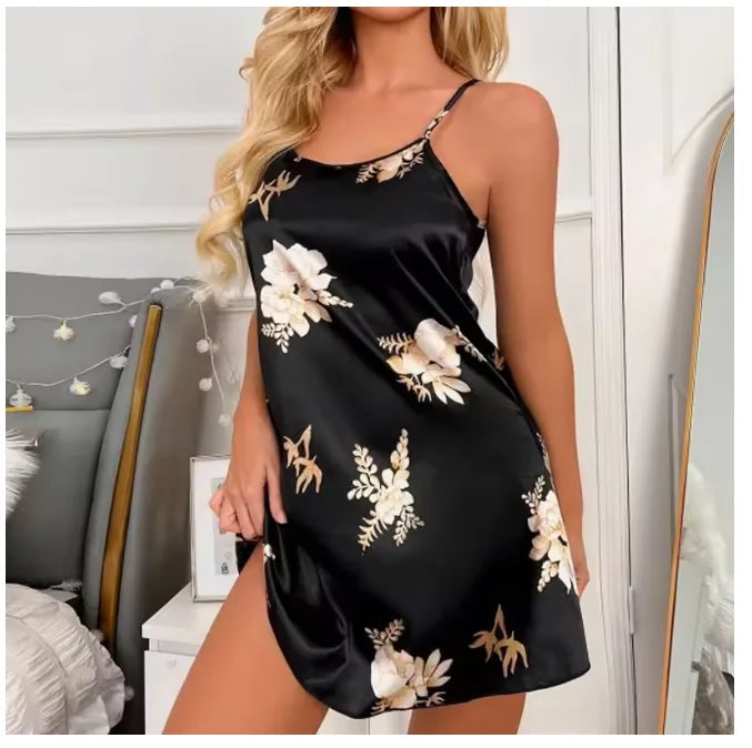 Women Floral Print Nightdress