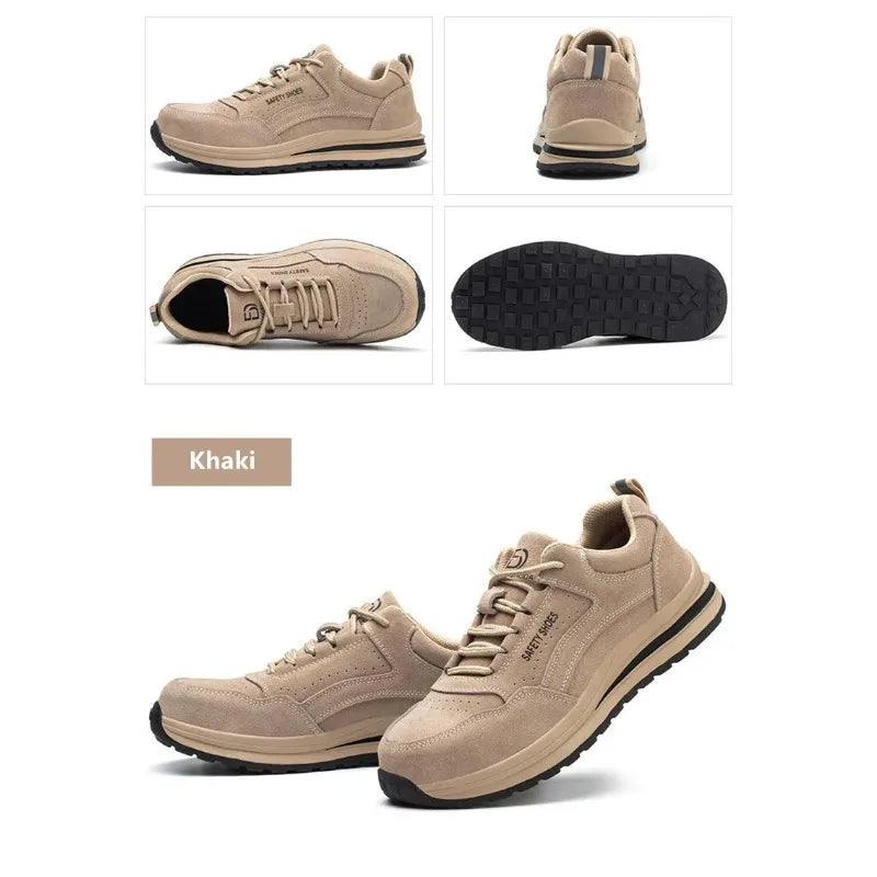 Women Safety Shoes Anti Puncture Work Sneakers