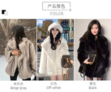 Oversized Faux Fox Fur Winter Coat