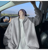 Plus Size Men’s Zip-Up Hoodie