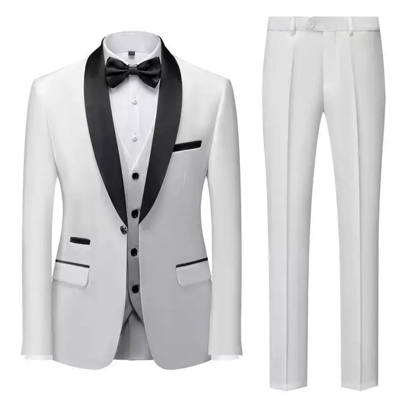 Men's Plus Size Suit – Business 3-Piece Outfit