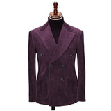 Men Corduroy 2-Piece Winter Suit