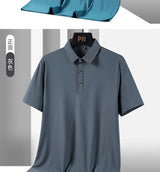 Men Oversize Quick Dry Polo Shirt