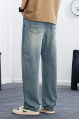 Men Korean Loose Jeans