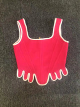 Women Bandage Hem Tank Top