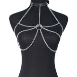Women Chain Chest Harness