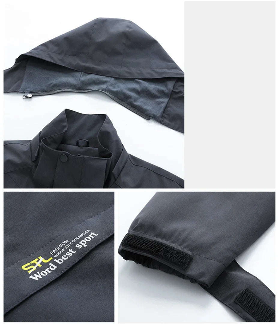 Men's Plus Size Travel Windbreaker