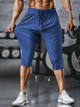 Men Cropped Athletic Pants