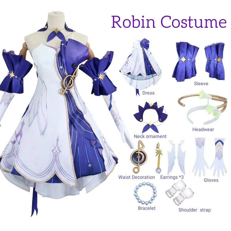 Robin Honkai Star Rail Cosplay Dress