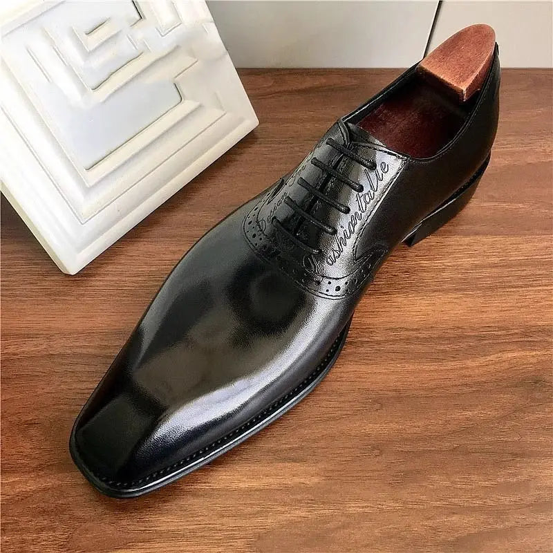 Men Formal Leather Oxford Shoes