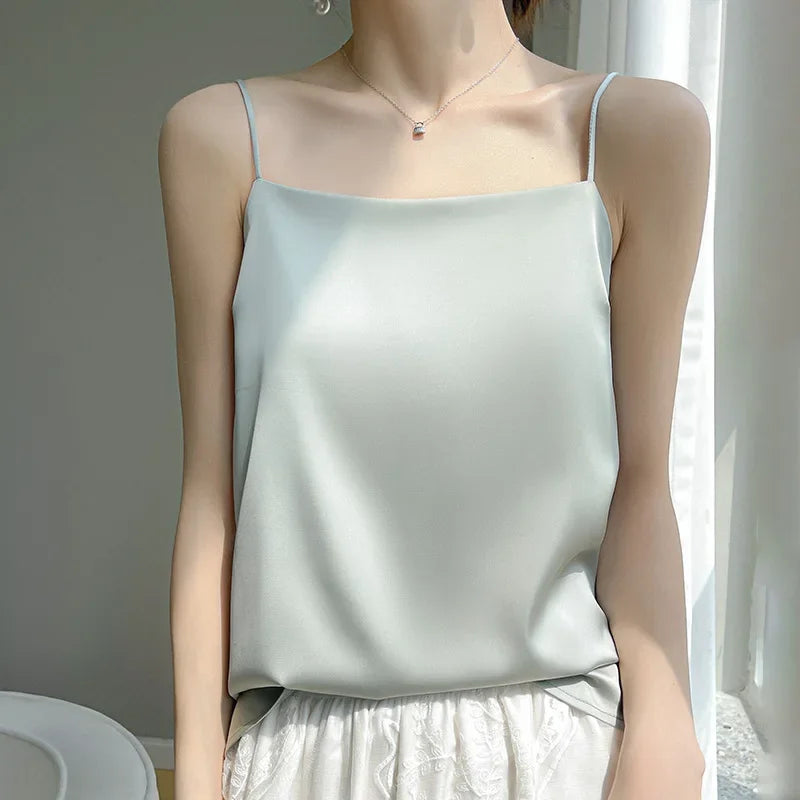 Solid Office Camis Tank