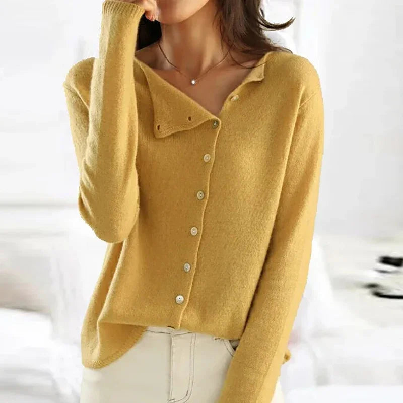Women's Elegant Button Knit Cardigan