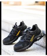 Men Air Cushion Steel Toe Safety Sneakers