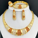 Dubai 18K Gold Plated Jewelry Set