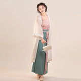 Song Dynasty Hanfu three-piece outfit for women featuring a stylish design, perfect for traditional occasions.