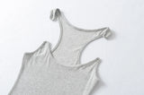Women Ribbed Strap Tank Top