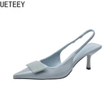 Pointed Toe Slingback Heels – Summer 2025