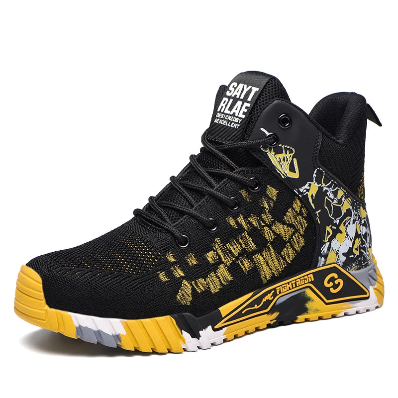 Men High Top Work Safety Boots