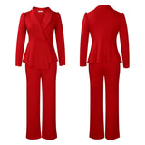 Women Plus Size Long Sleeve Pants Set