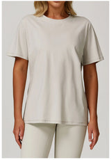 Loose Fit Yoga Tee - Breathable & Quick Dry