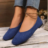Women’s Square Toe Shallow Casual Ballet Flats