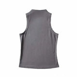 Solid Color Sleeveless Crop Tank Top