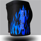 Men Flame Print Swim Briefs