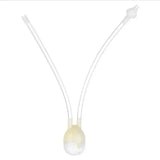 Mouth suction nasal aspirator for newborns, designed to safely clear nasal passages, made of soft silicone.