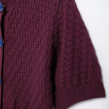Women's Cropped Knit Cardigan Jacket