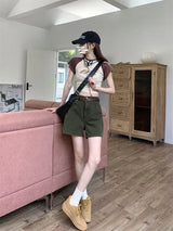 Women's Baggy Denim Short Jeans