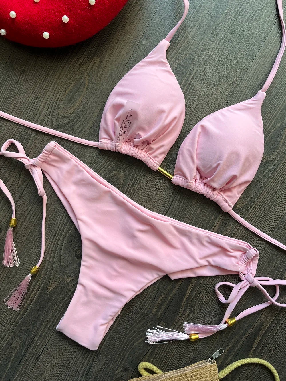 13 Color Triangle Bikini