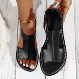 Women Shallow Summer Flat Sandals Comfortable