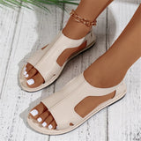 Women Shallow Flat Sandals Lightweight Shoes